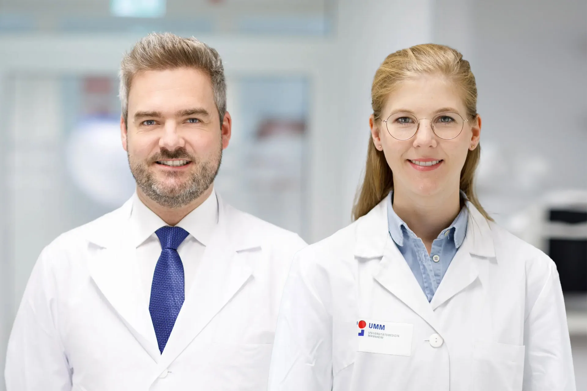 Dr. Manuel Neuberger und Dr. Britta Grüne
